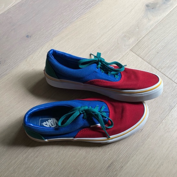 Vans Old Skool Canvas Sneakers Primary Color Block - Kids’ Size 5.5 - Picture 3 of 11